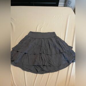 BLUE SKIRT WITH SHORTS